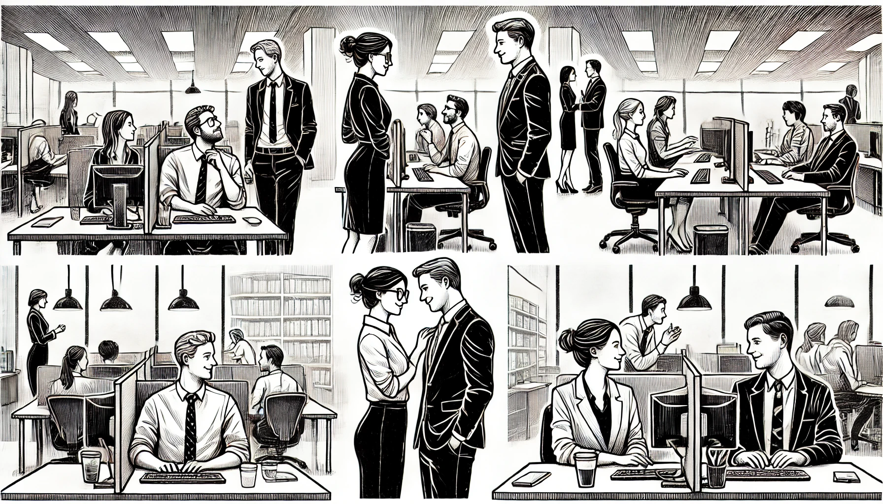 Body Language Clues Indicating Workplace Attraction