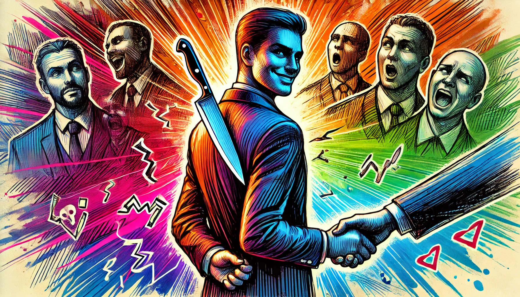 4 Zodiac Signs as Backstabbers