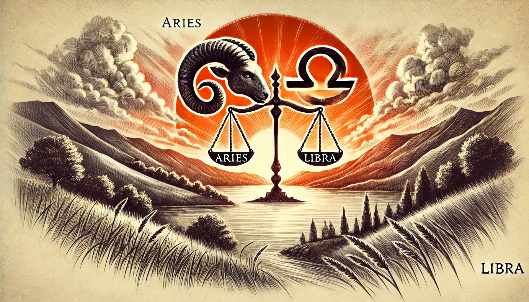 Aries and Libra Romantic Compatibility: Fiery Meets Graceful in a Balanced Relationship