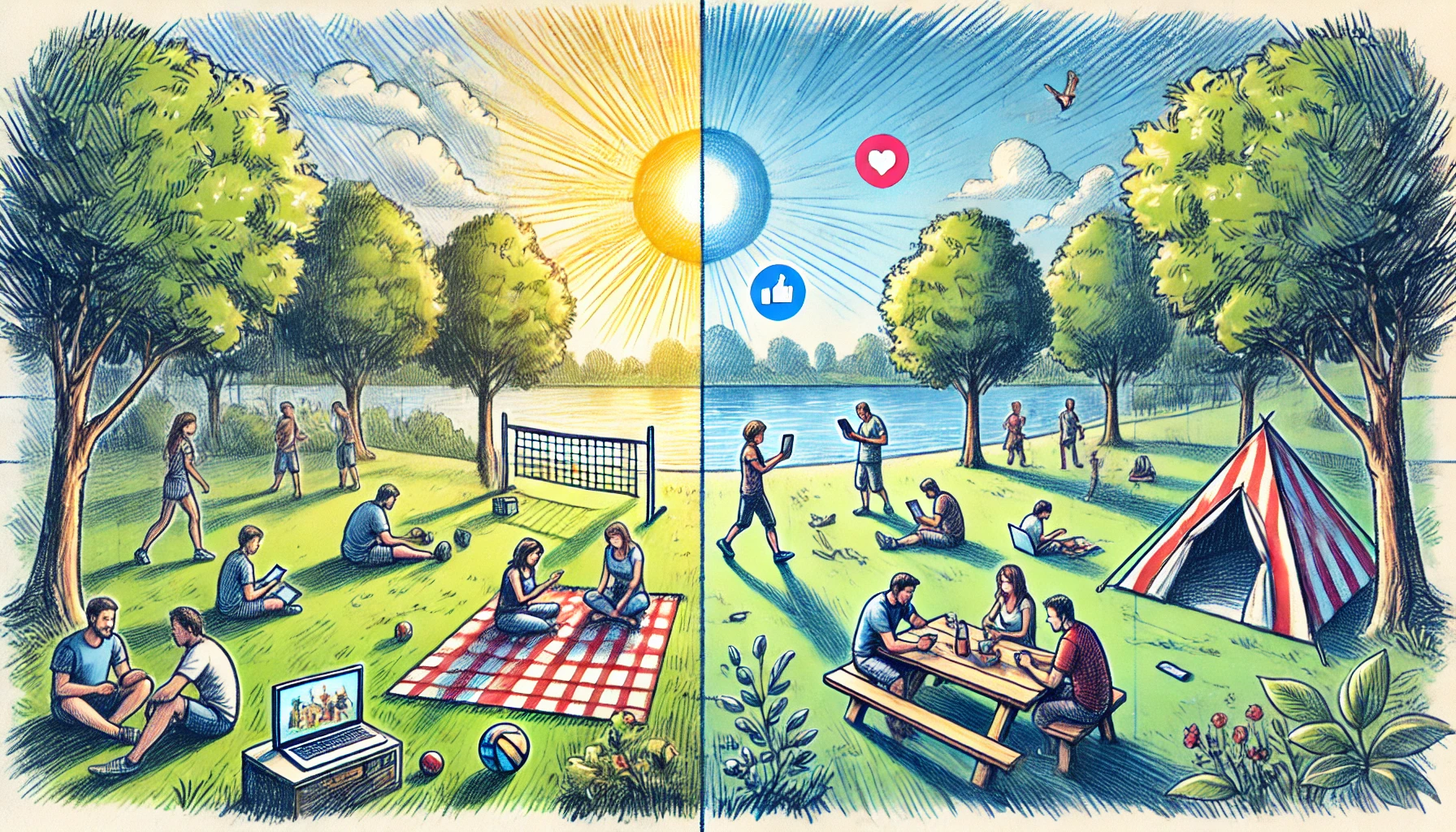 Balancing Online and Offline Friendships
