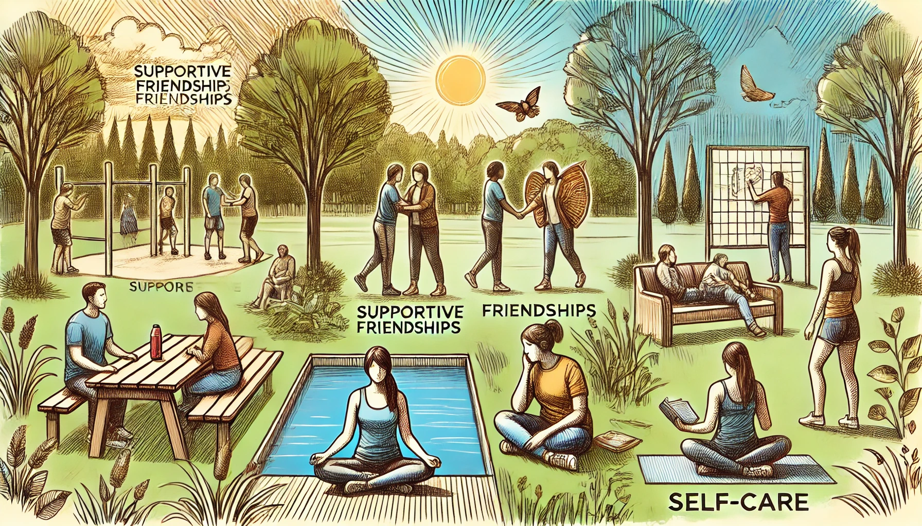 Balancing Supportive Friendships with Self-Care