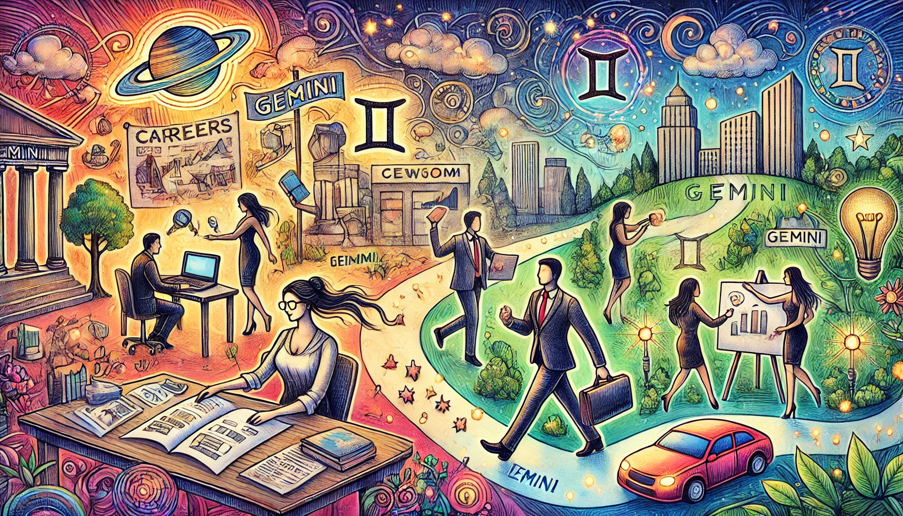 Career Paths Best Suited for Gemini