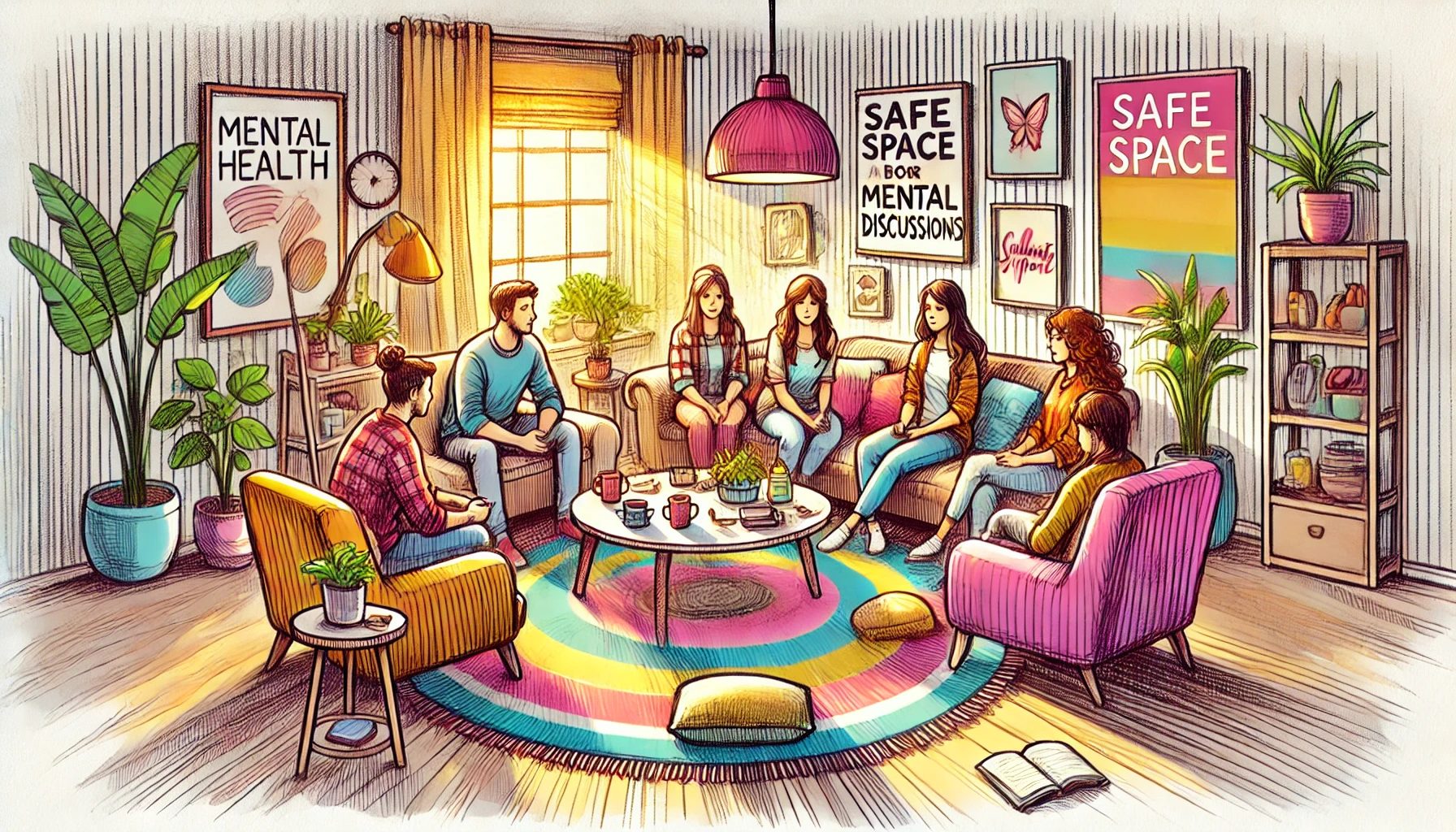 Creating a Safe Space for Mental Health Discussions Among Friends