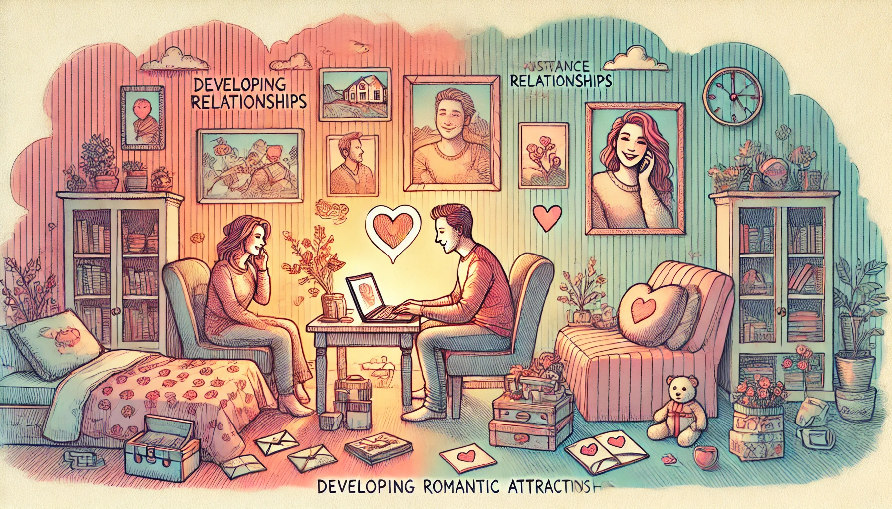 Developing Romantic Attraction in Long-Distance Relationships