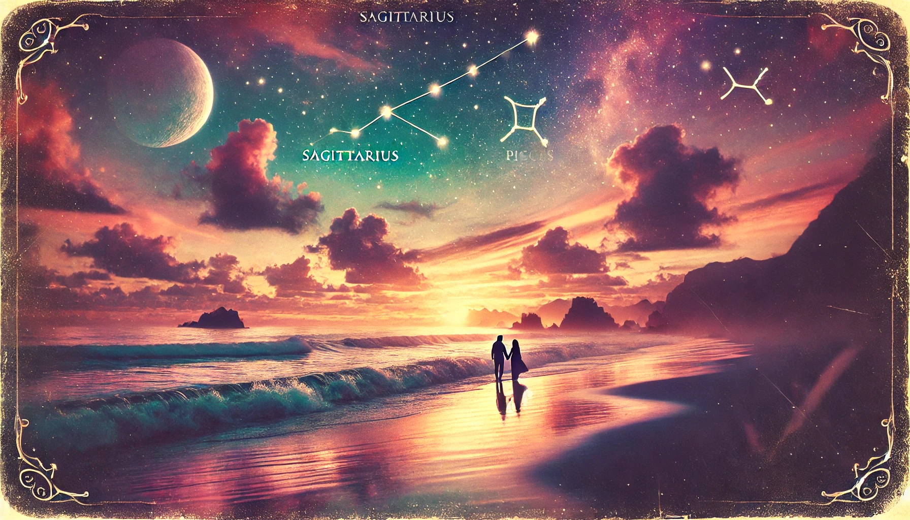 Sagittarius and Pisces Romantic Compatibility: Adventurous Dreamers in a Whimsical Romance