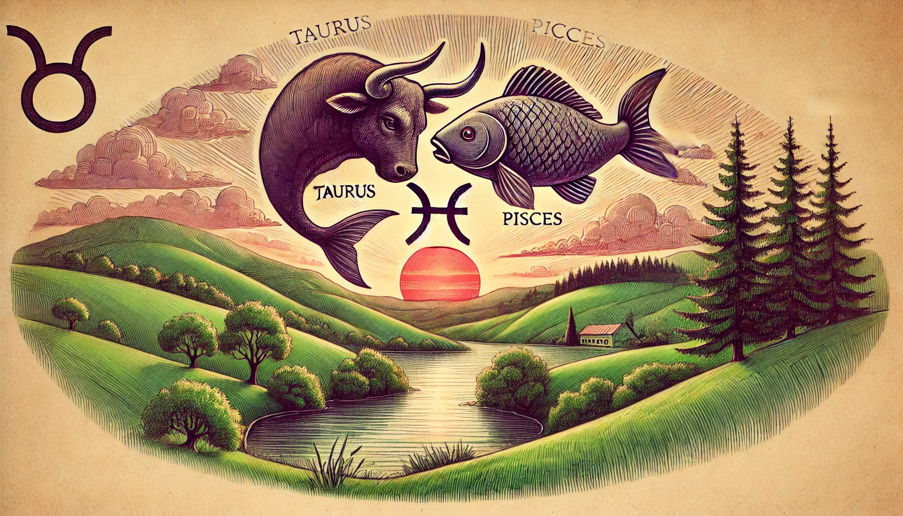 Taurus and Pisces Romantic Compatibility: Sensual and Dreamy Love Connection