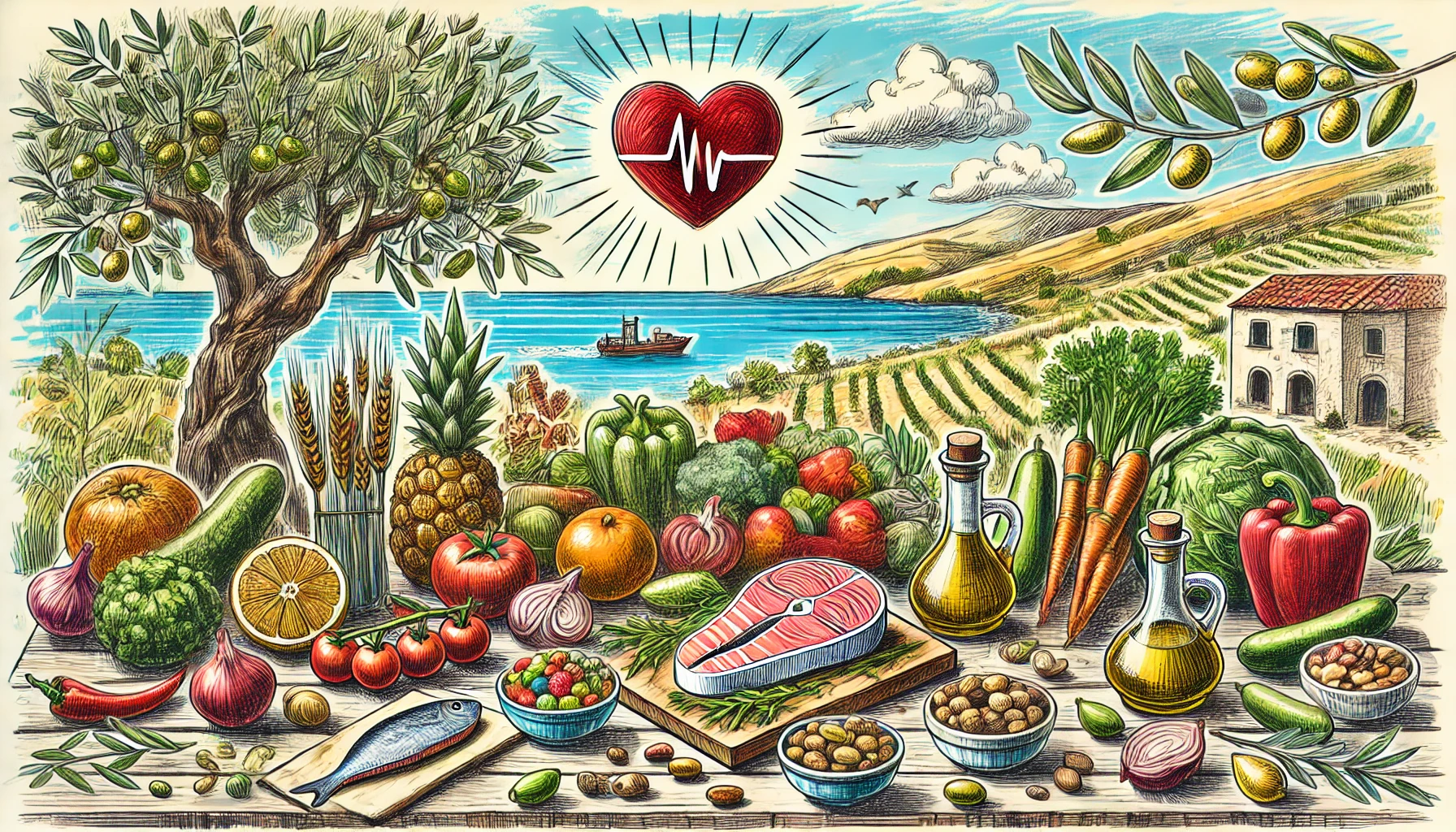 The Benefits of a Mediterranean Diet for Heart Health