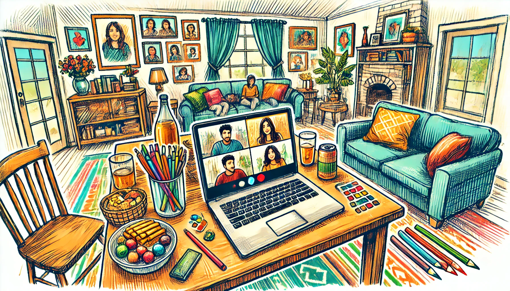 Tips for Virtual Hangouts with Long-Distance Friends