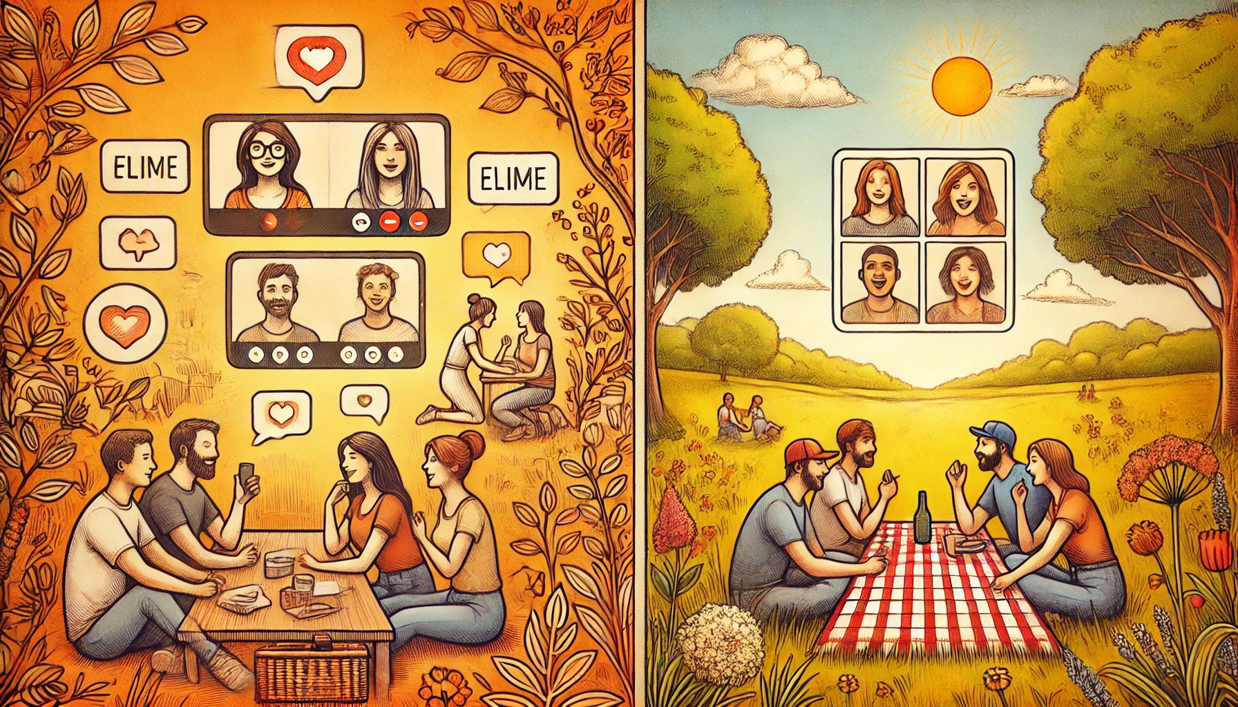 Virtual Friendships vs. In-Person Friendships