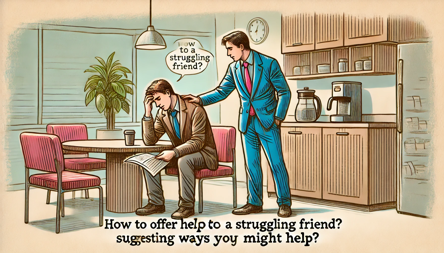How to Offer Help to a Struggling Friend at Work