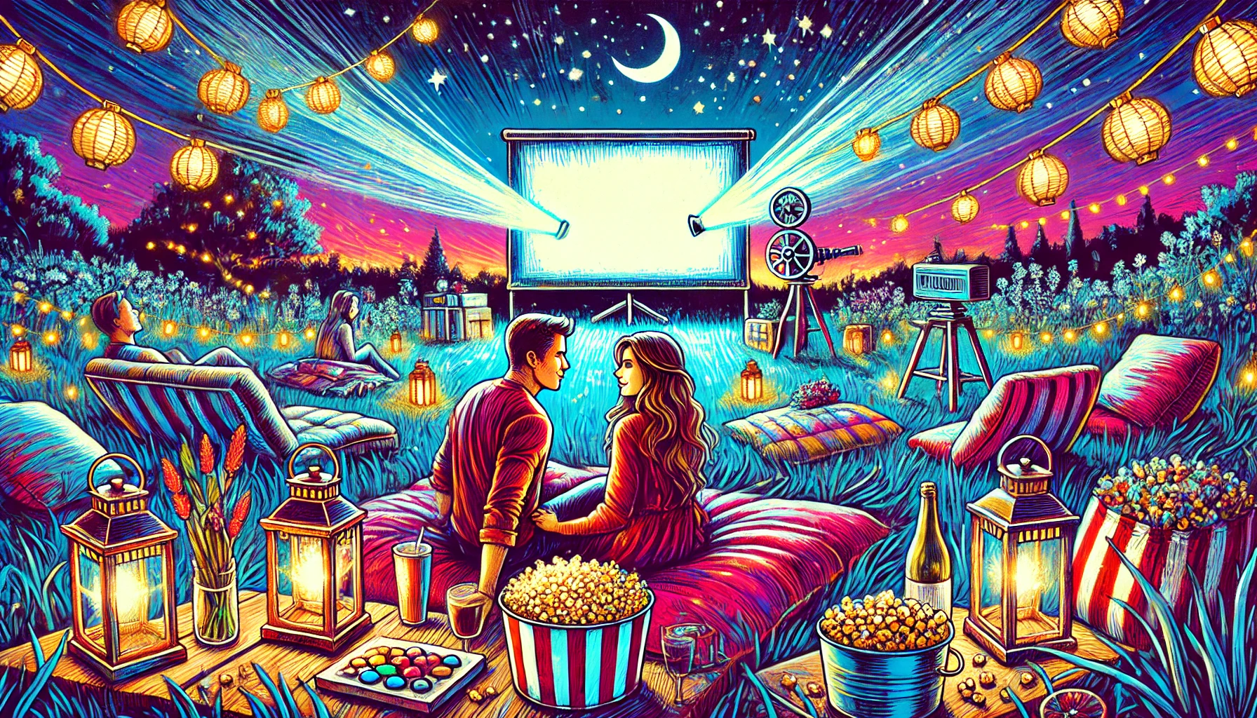How to Organize a Surprise Movie Night Under the Stars