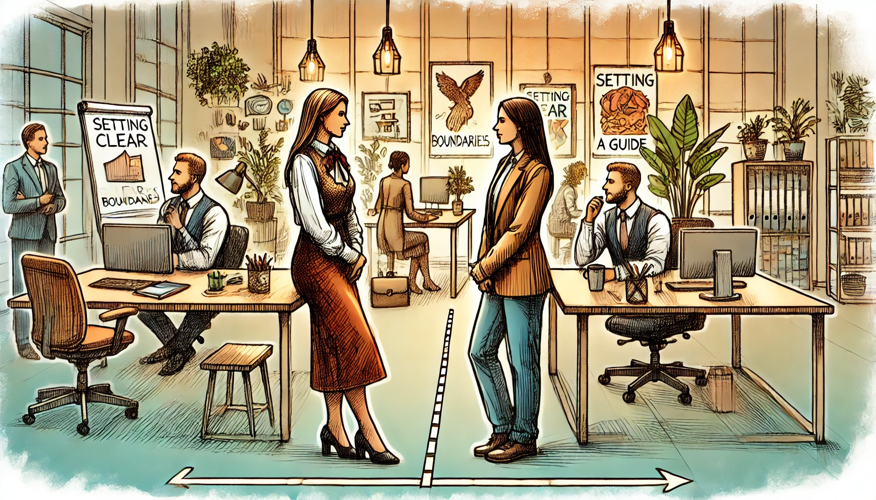 Setting Clear Boundaries with Colleagues: A Guide