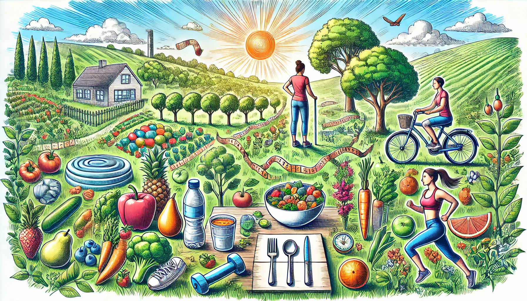 Sustainable Weight Loss: Balancing Diet and Exercise