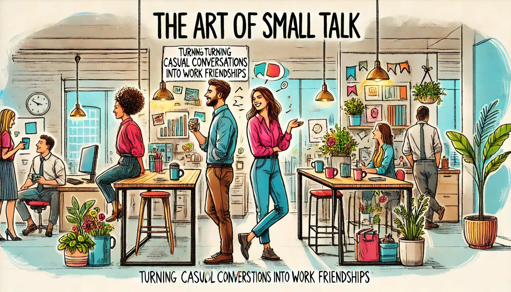 The Art of Small Talk: Turning Casual Conversations into Work Friendships