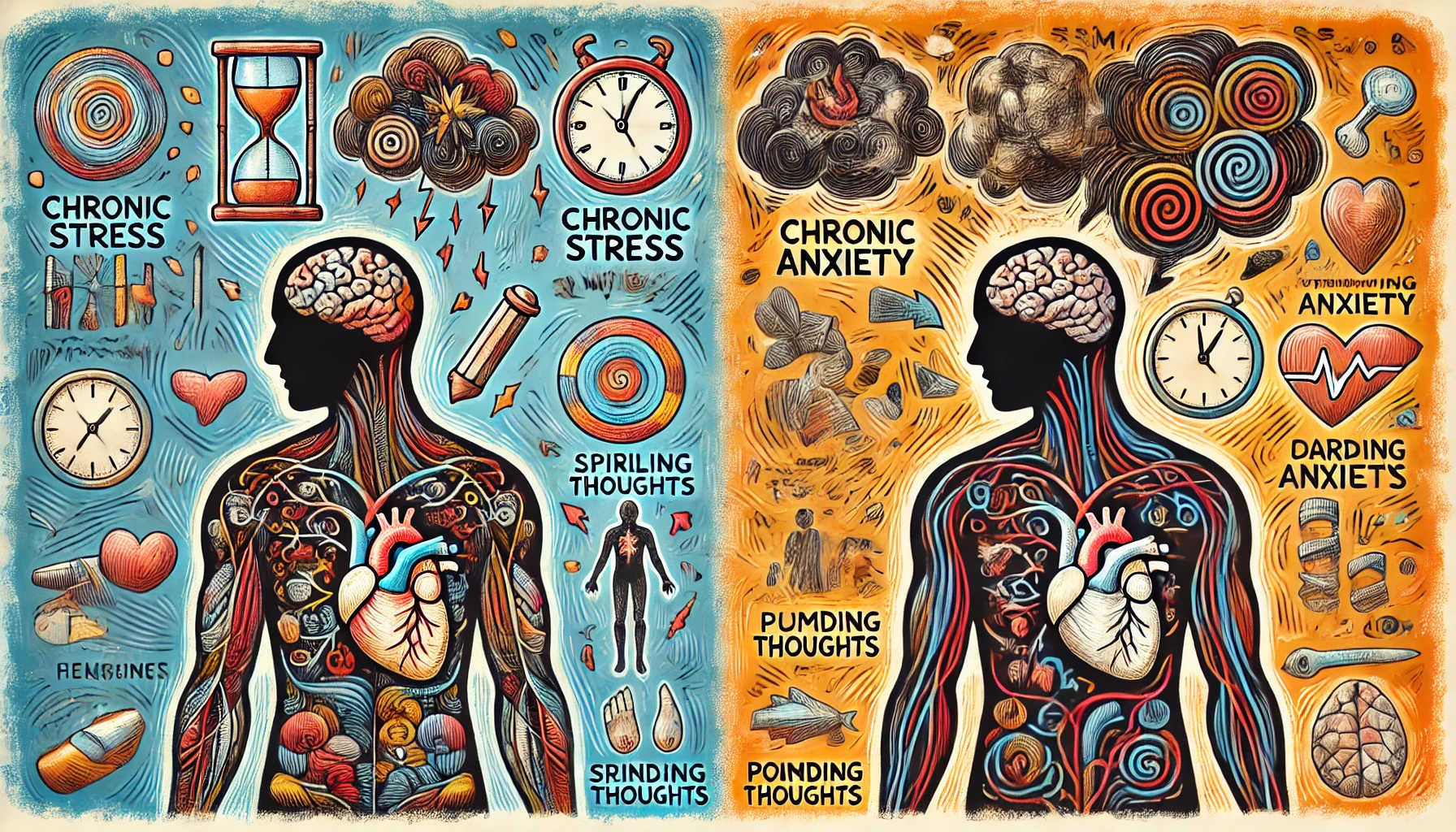 Chronic Stress vs. Chronic Anxiety: Long-Term Effects on Your Health